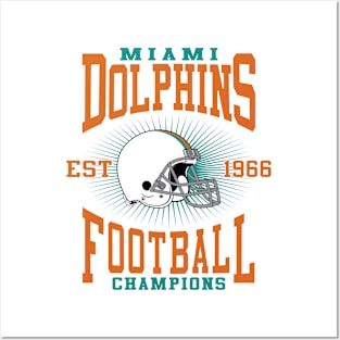Miami Dolphins Football Champions Posters and Art